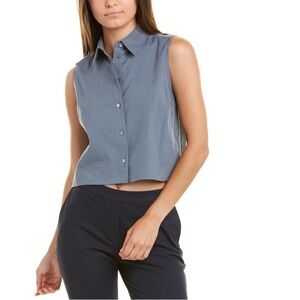 Theory - Shrunken Sleeveless Shirt - size M